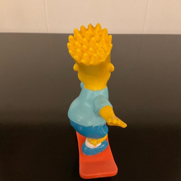 Vintage 1990 Bart Simpson Skateboarding and Marge Simpson figure collectibles - Picture 4 of 8
